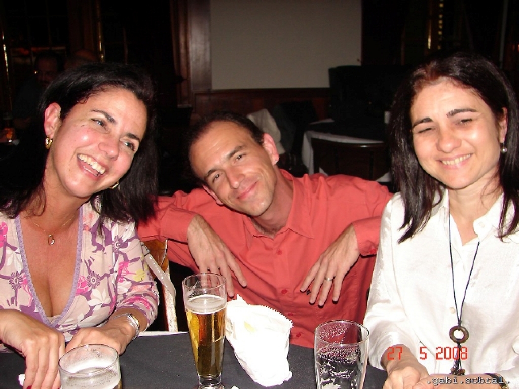 Claudia Malabarba, Max e Ana Maria Ribeiro, durante o VI SBPV (2008)