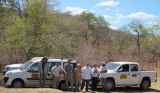 Campo Julho/2015 - Paulo, Bruno, Tiago e Annie (USP), Daniel e Ana Emília (UFPI), Marco Aurélio (UNIVASF).