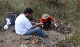 Max and Felipe digging