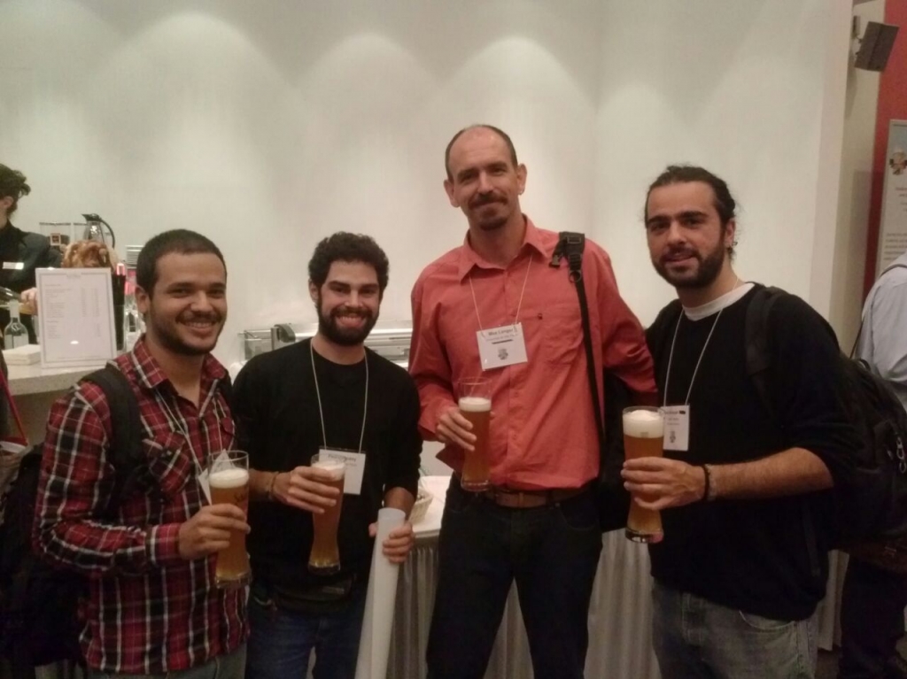 Gabriel, Pedro, Max and Mario at  SVP 2014 Meeting in Berlin