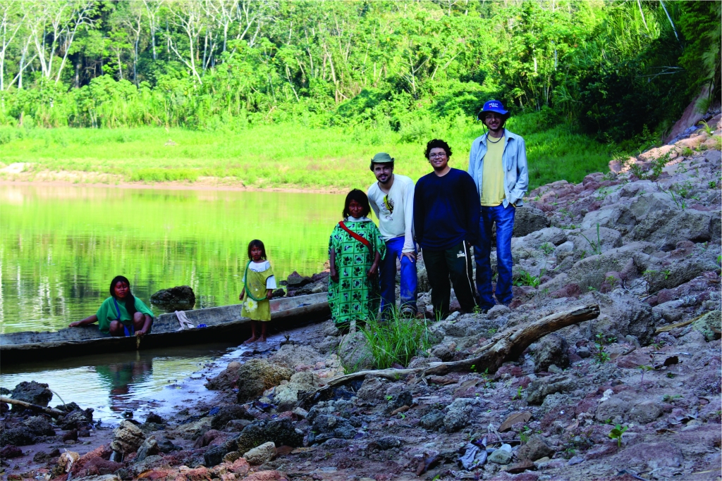 September/2016 field-trip - team with the Ashaninka people at Foz do Breu