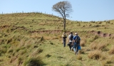 September/2007 field trip - Jonathas, Estevan and Marco on the way to the outcrop