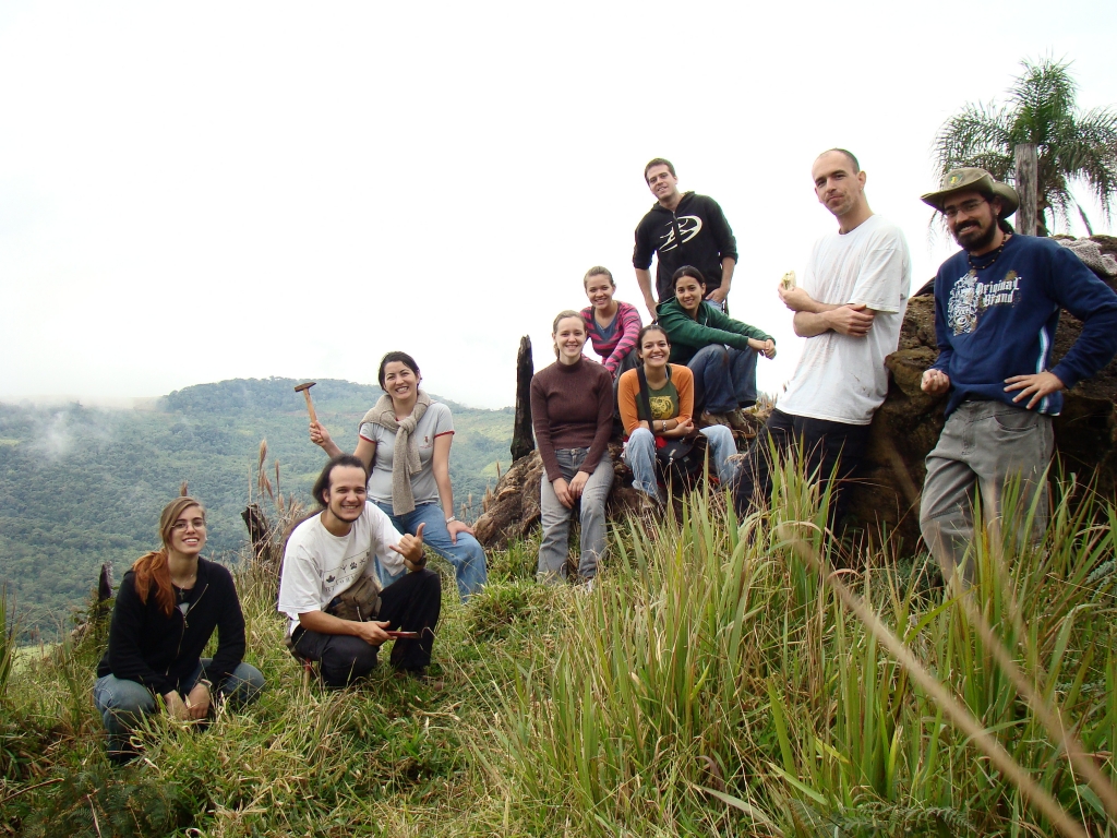 June/2008 field trip - Snack during fieldwork of the course