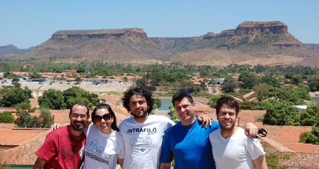 Campo Agosto/2010 - Marco, Carol, Roque, Roberto e Estevan em Amarante-PI