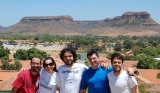 August/2010 field trip - Marco, Carol, Roque, Roberto, and Estevan in Amarante-PI