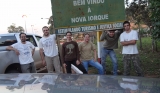 Campo Maio/2012 - Marco, Júlio, Cassiana, Annie, Marcos e Giovane em Nova Iorque