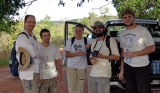 Campo Maio/2013 - Max, Giovani, Jeanninny, Marco e Júlio no Riacho Altamira