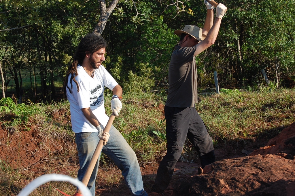 Campo Maio/2009 - Quem achava que era só com um pincelzinho? 