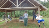 August/2014 field-trip - Boarding area at Foz do Breu airport, Rio Juruá