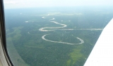 August/2014 field-trip - Juruá river from above, ox-bow lake