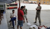 February/2014 field trip - Packing fossils to return, La Grita