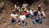 February/2014 field trip - Team at the Tachiraptor type-locality
