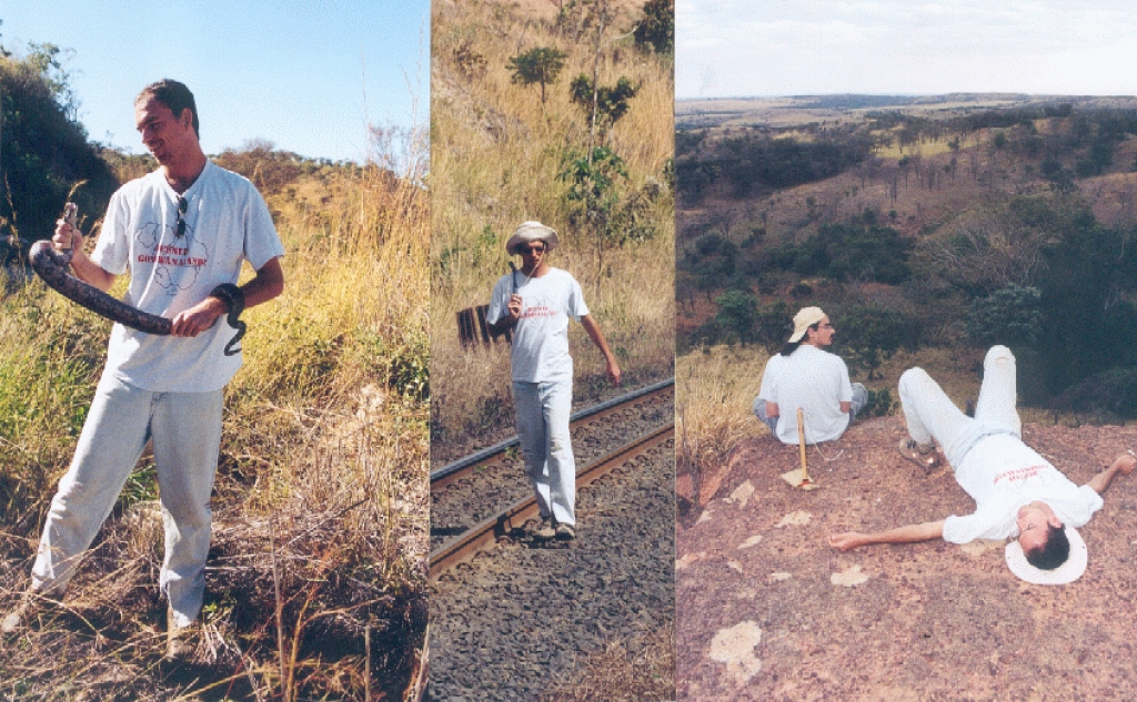 Max and Marco during the first field-work of the Paleo-Lab (2003)