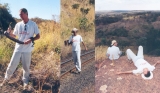 Max and Marco during the first field-work of the Paleo-Lab (2003)