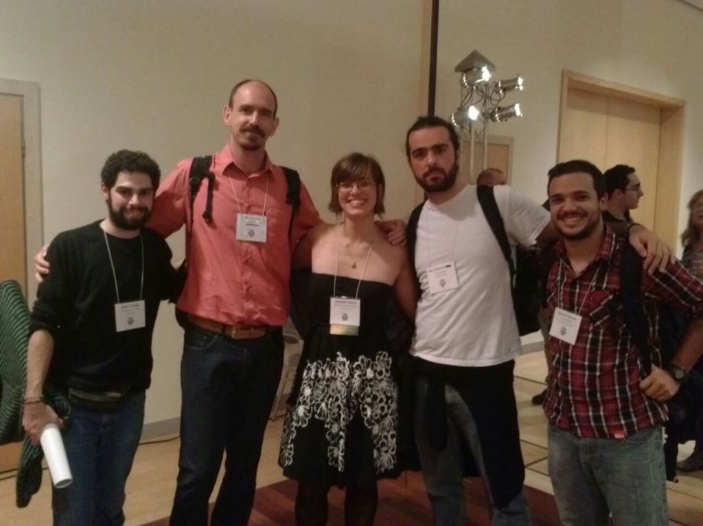 Pedro, Max, Gabi, Mário and Gabriel at  SVP 2014 Meeting in Berlin