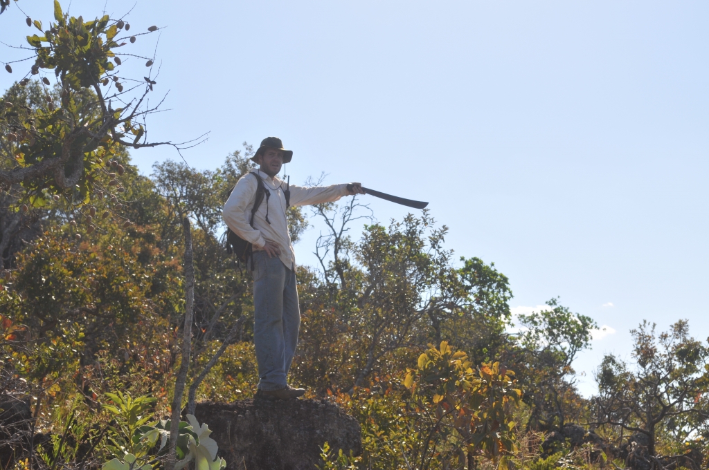 Campo Junho/2011 - Estevan no Morro do Cambambe, Chapada dos Guimarães-MT